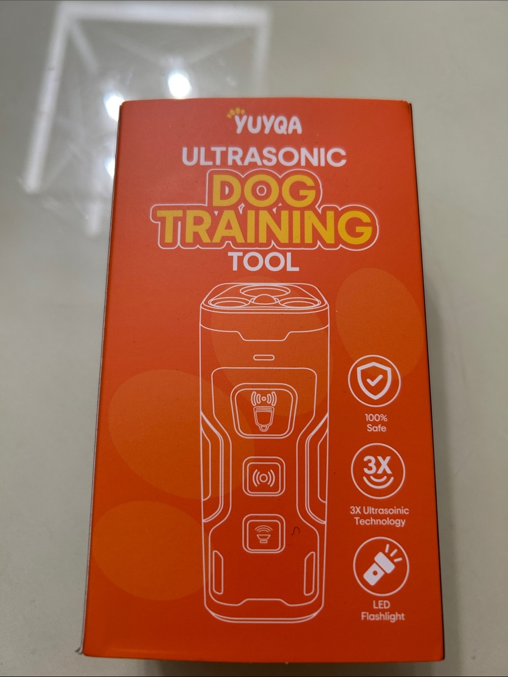 YUYQA Ultrasonic Dog Training Tool - Orange